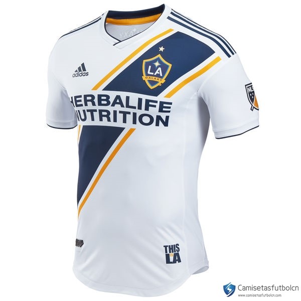 Camiseta Los Angeles Galaxy Primera equipo 2017-18 Blanco